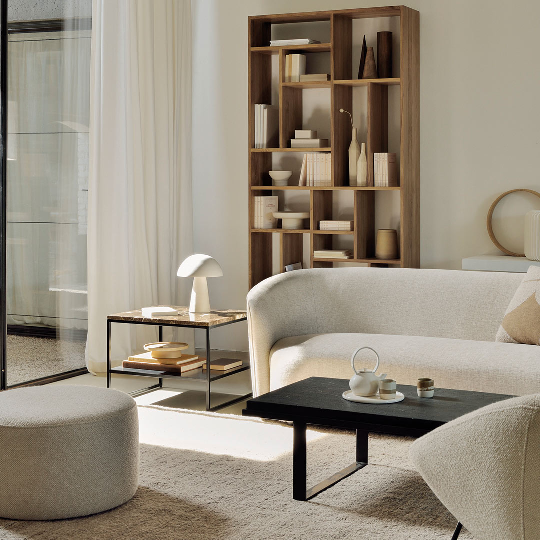 ethnicraft stability couchtisch umber wohnzimmer ambiente 84177