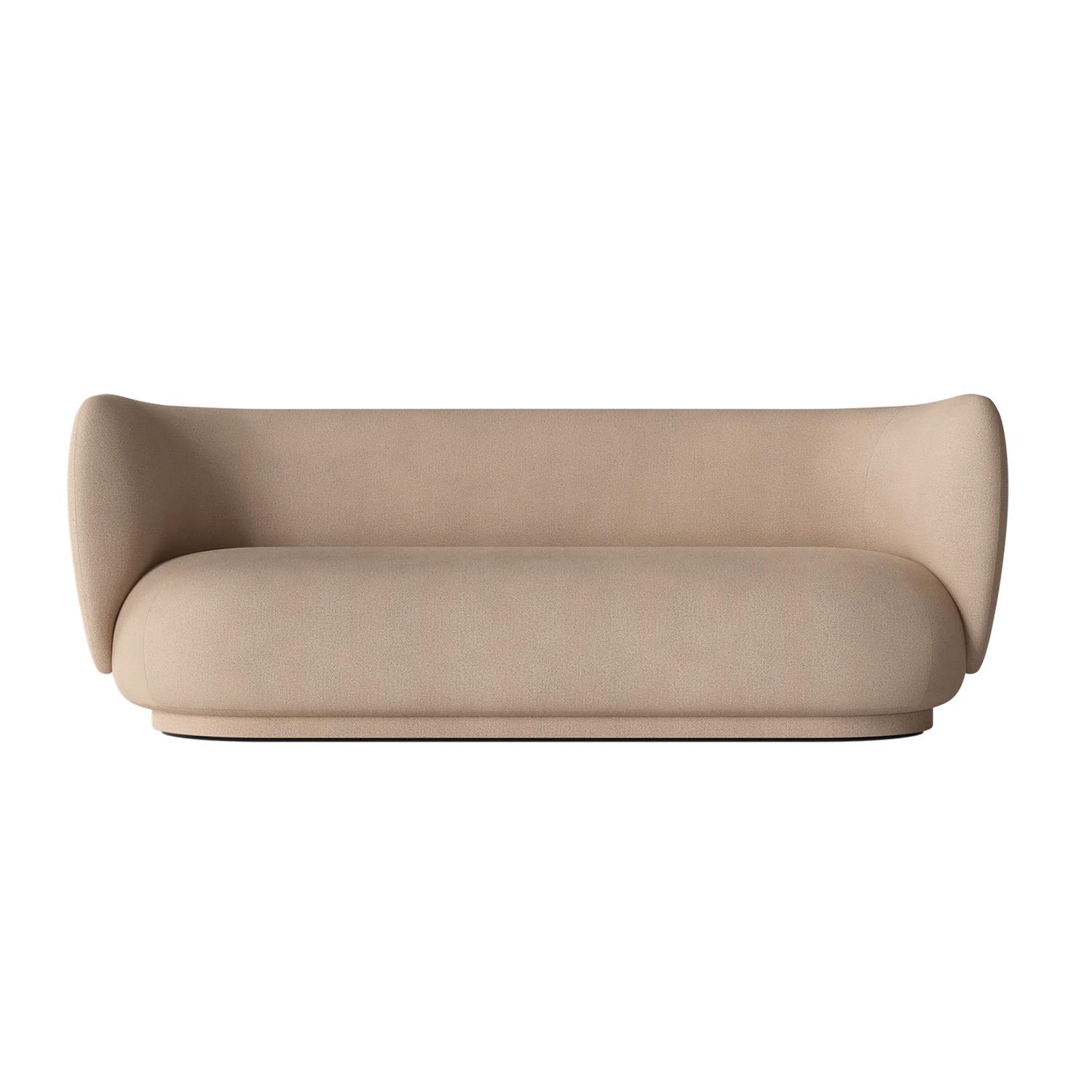 ferm living rico dreisitzer sofa brushed sand freisteller 85071