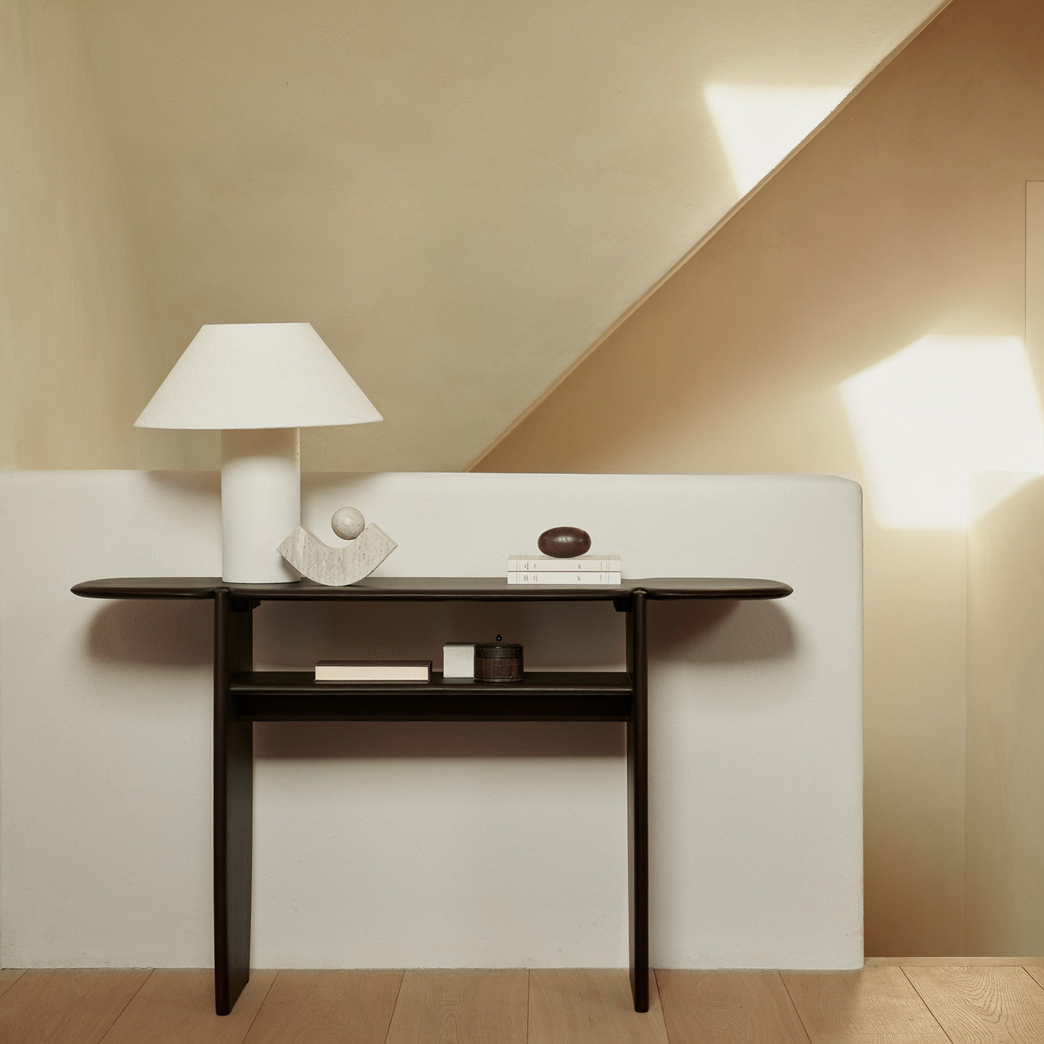 Ethnicraft - PI Konsole Teakholz dunkelbraun