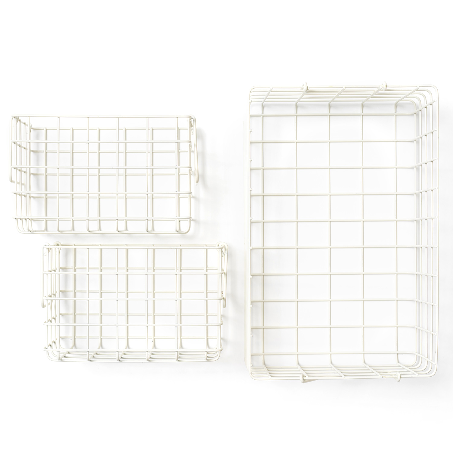 mustard made the baskets aufbewahrungskoerbe white 96462