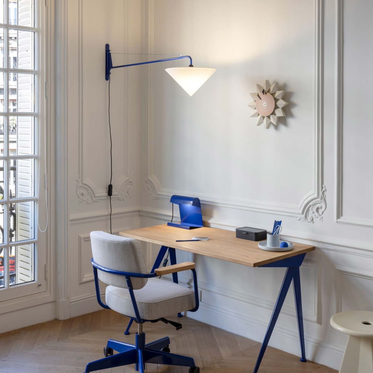 Vitra - Diamond Markers Clock weiß