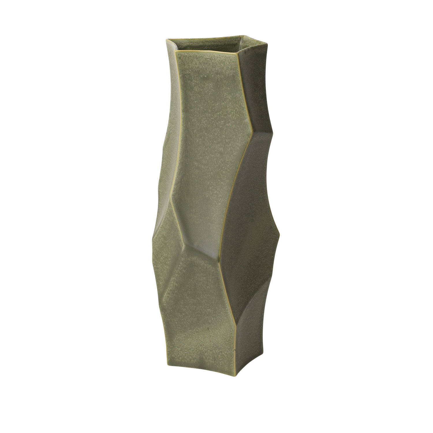 Ferm Living - Cueva Vase large dark sage