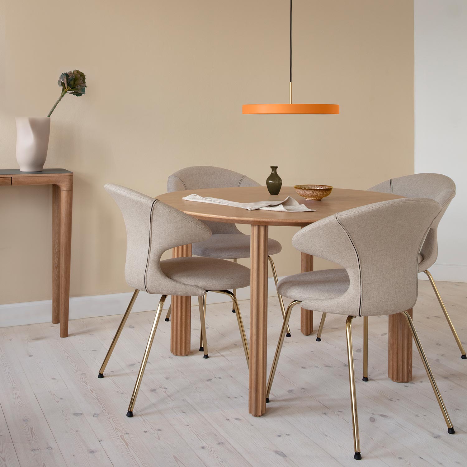 umage asteria pendelleuchte orange 59354