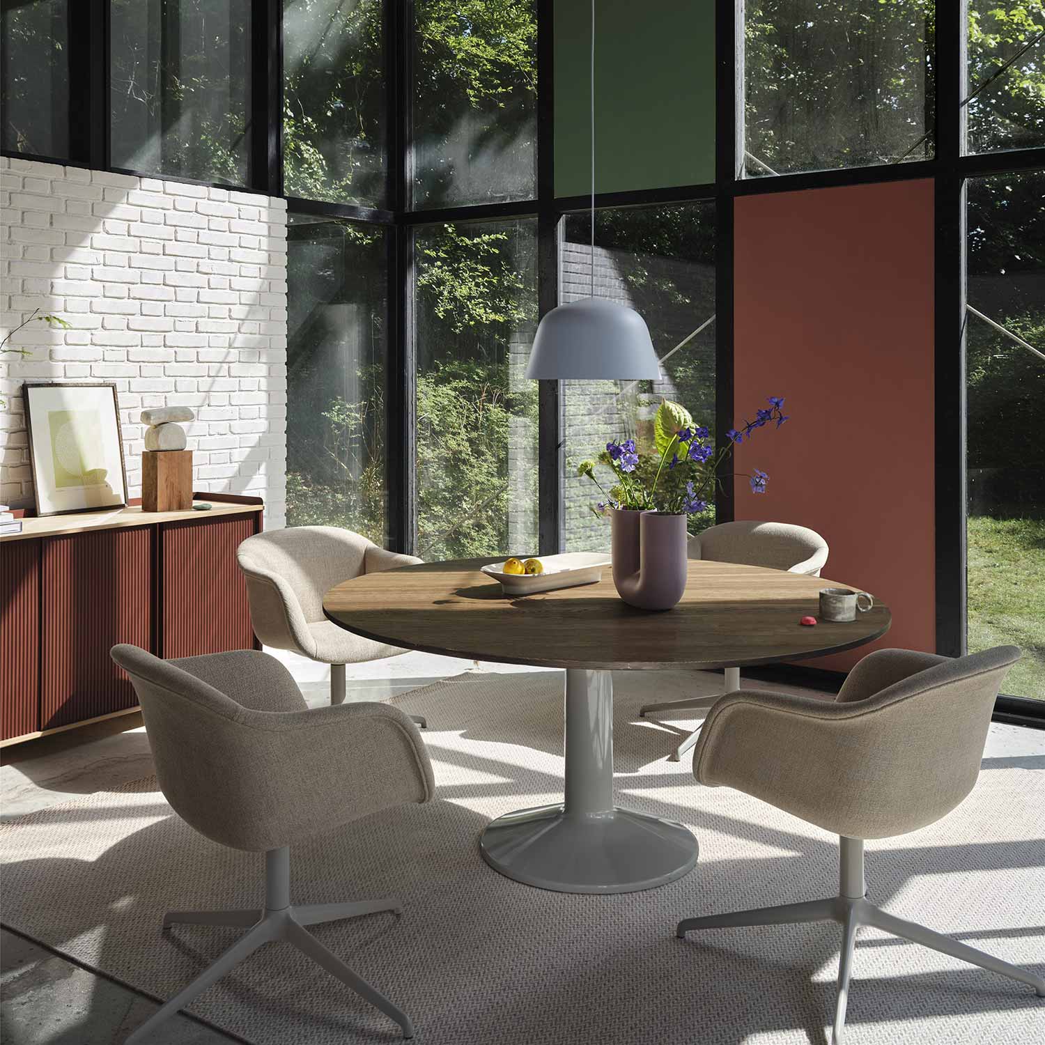 muuto fiber soft armchair ecriture drehstuhl esszimmer 97143