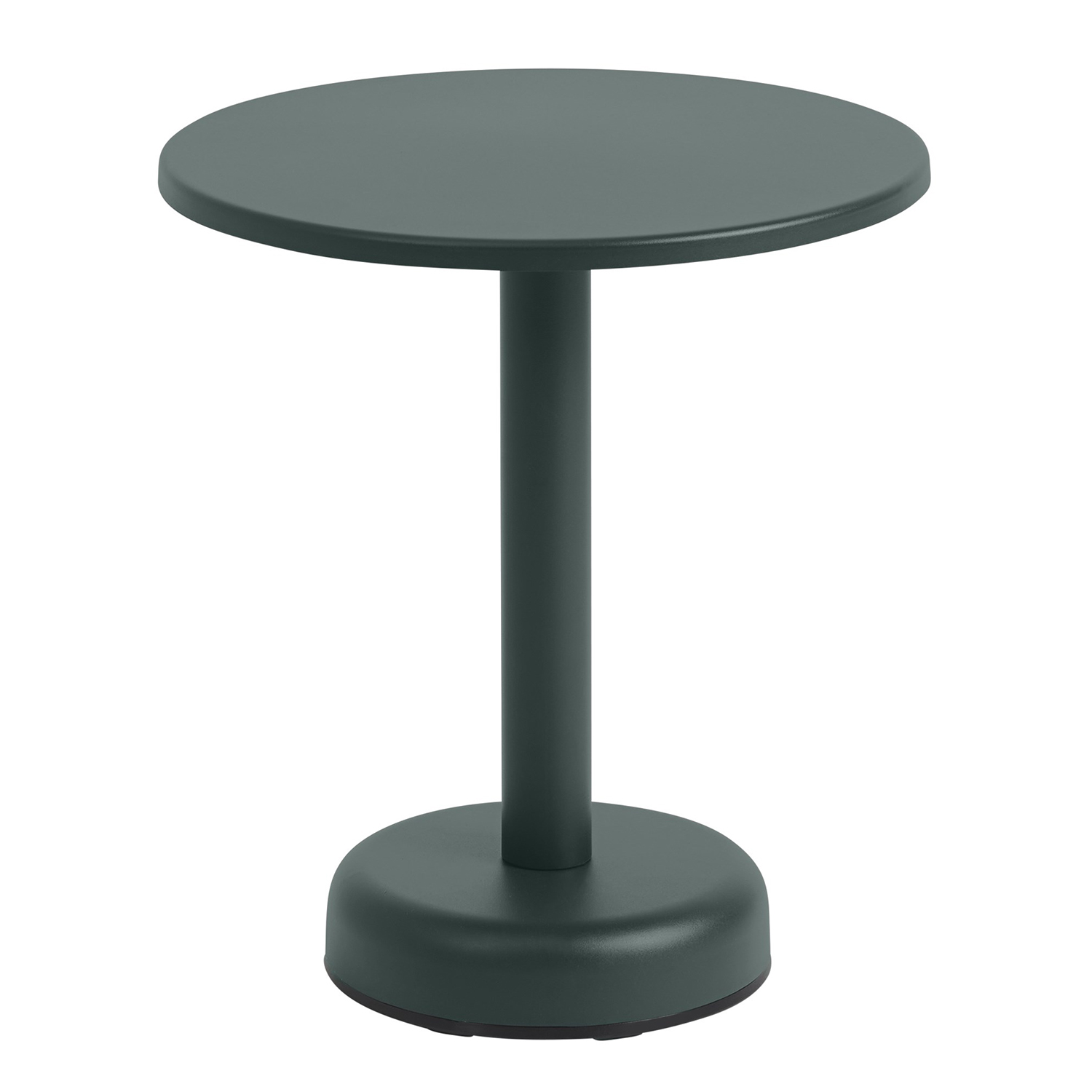 muuto Linear steel coffee table 42 h47 dunkelgruen 99223