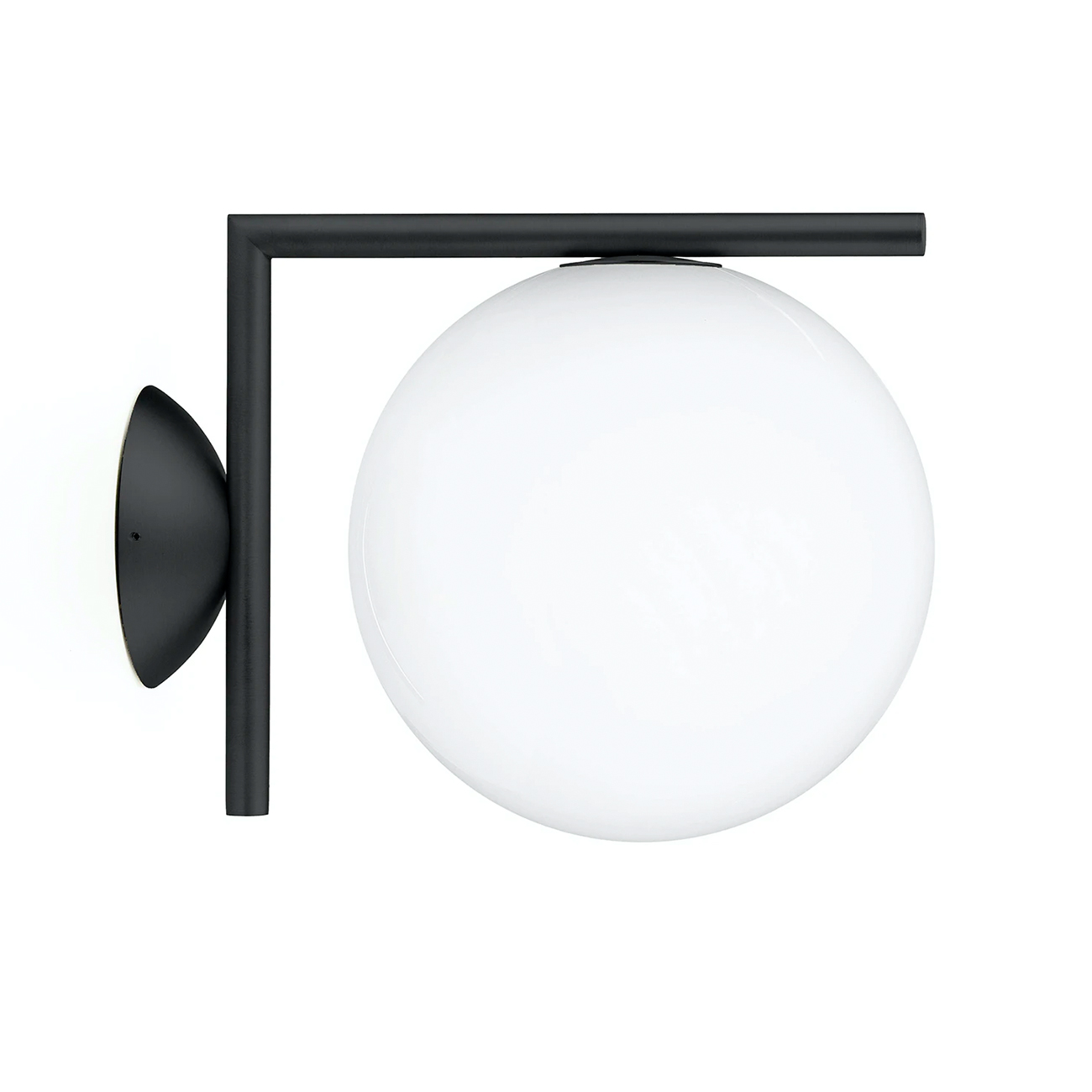 flos ic wall outdoor schwarz 73694