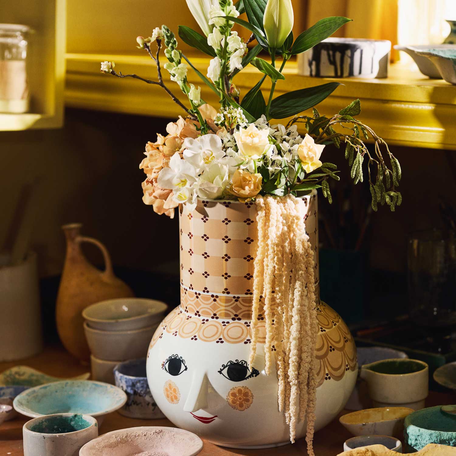 Björn Wiinblad - Olga Vase H15 cm pink