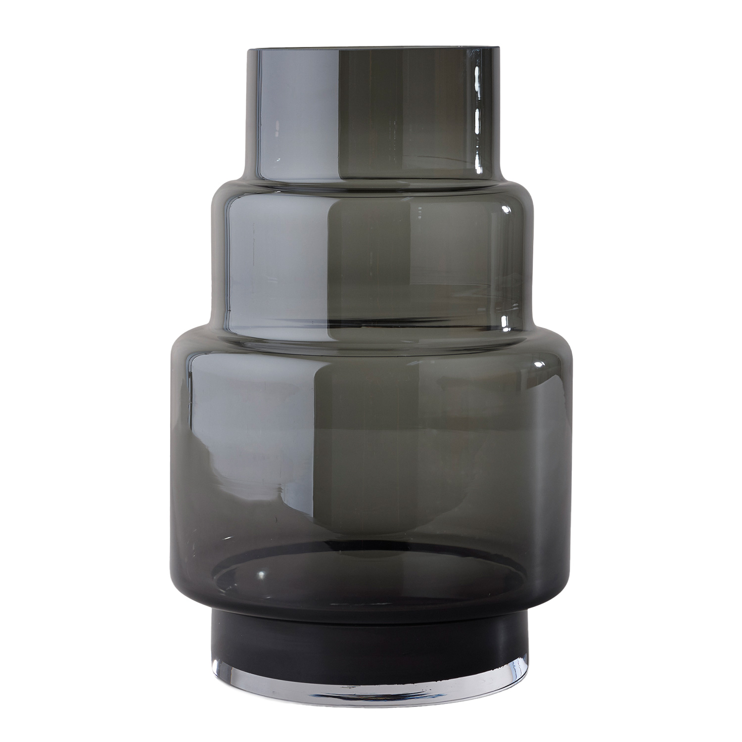 Ro Collection - Hurricane Vase No. 69 smoked grey