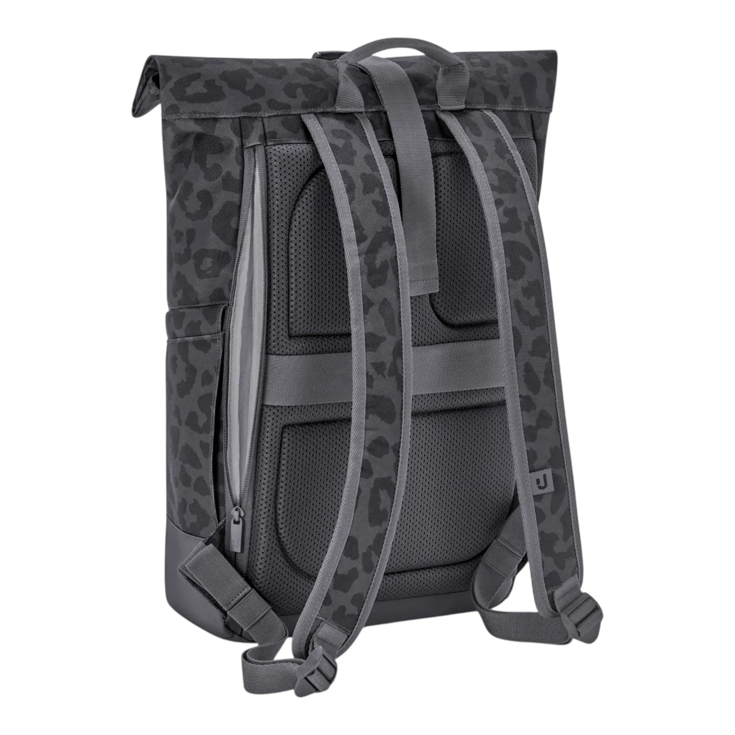 Johnny Urban - Luca Medium Rolltop Rucksack grey leo