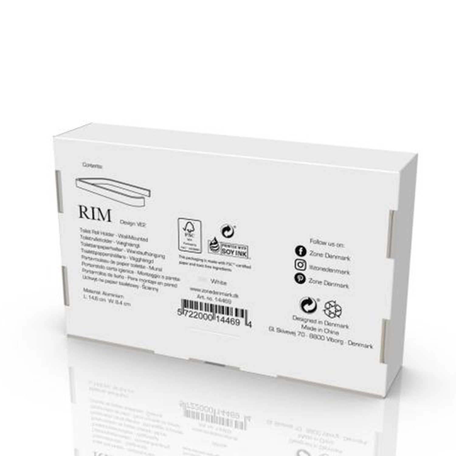 Zone Denmark Rim Halter Toilettenpapier Verpackung 104738