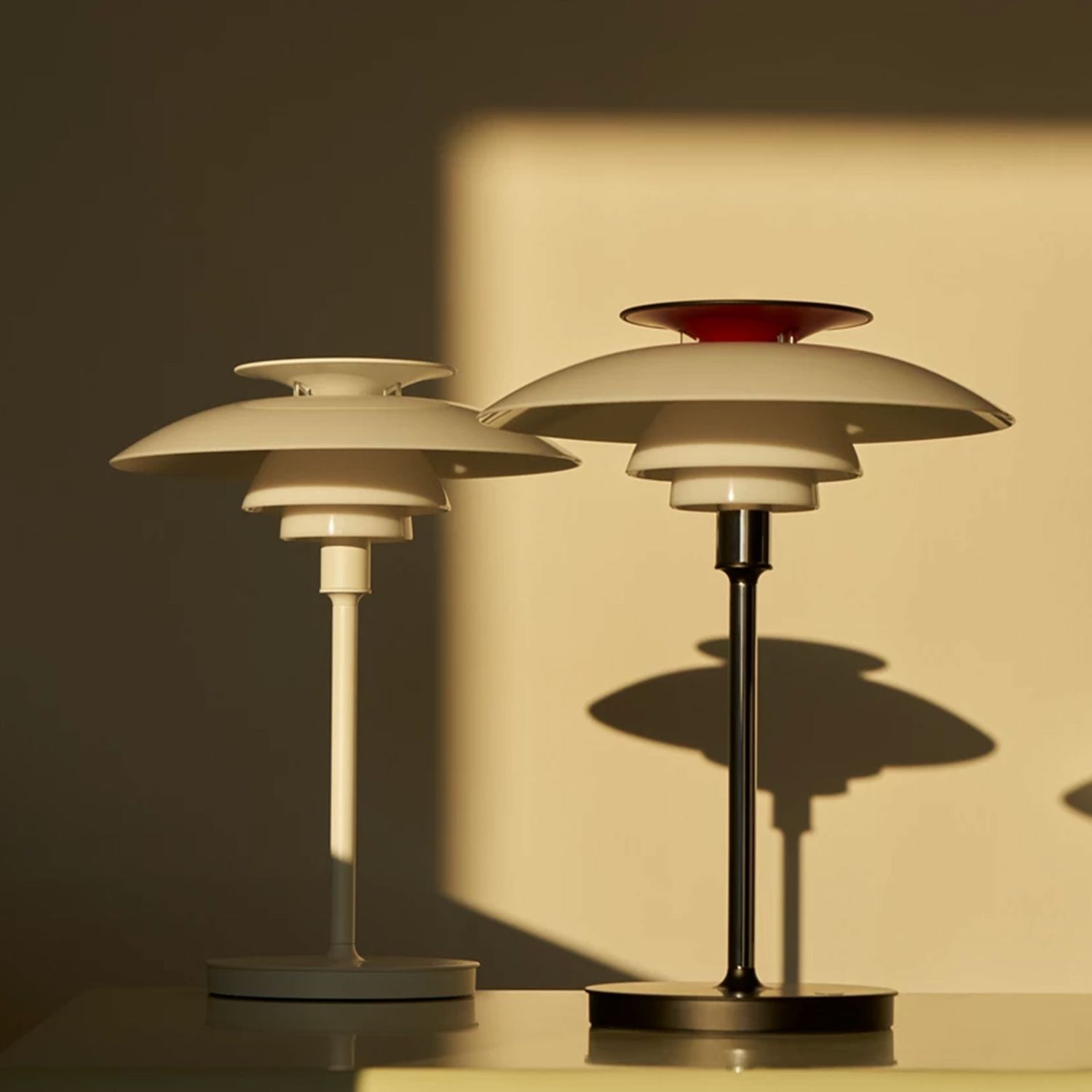 Louis Poulsen - PH 80 portable Leuchte opal weiß/verchromt