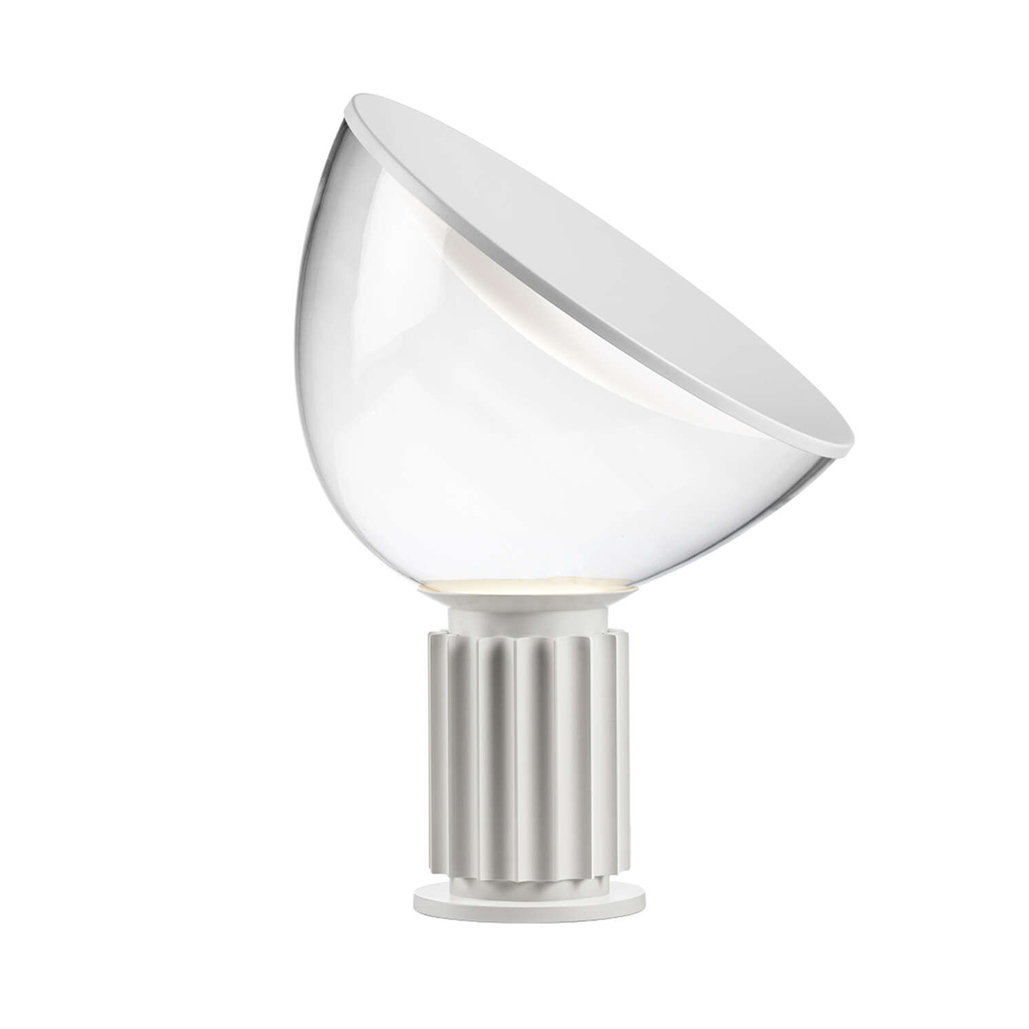 flos taccia tischleuchte small matt white 97989