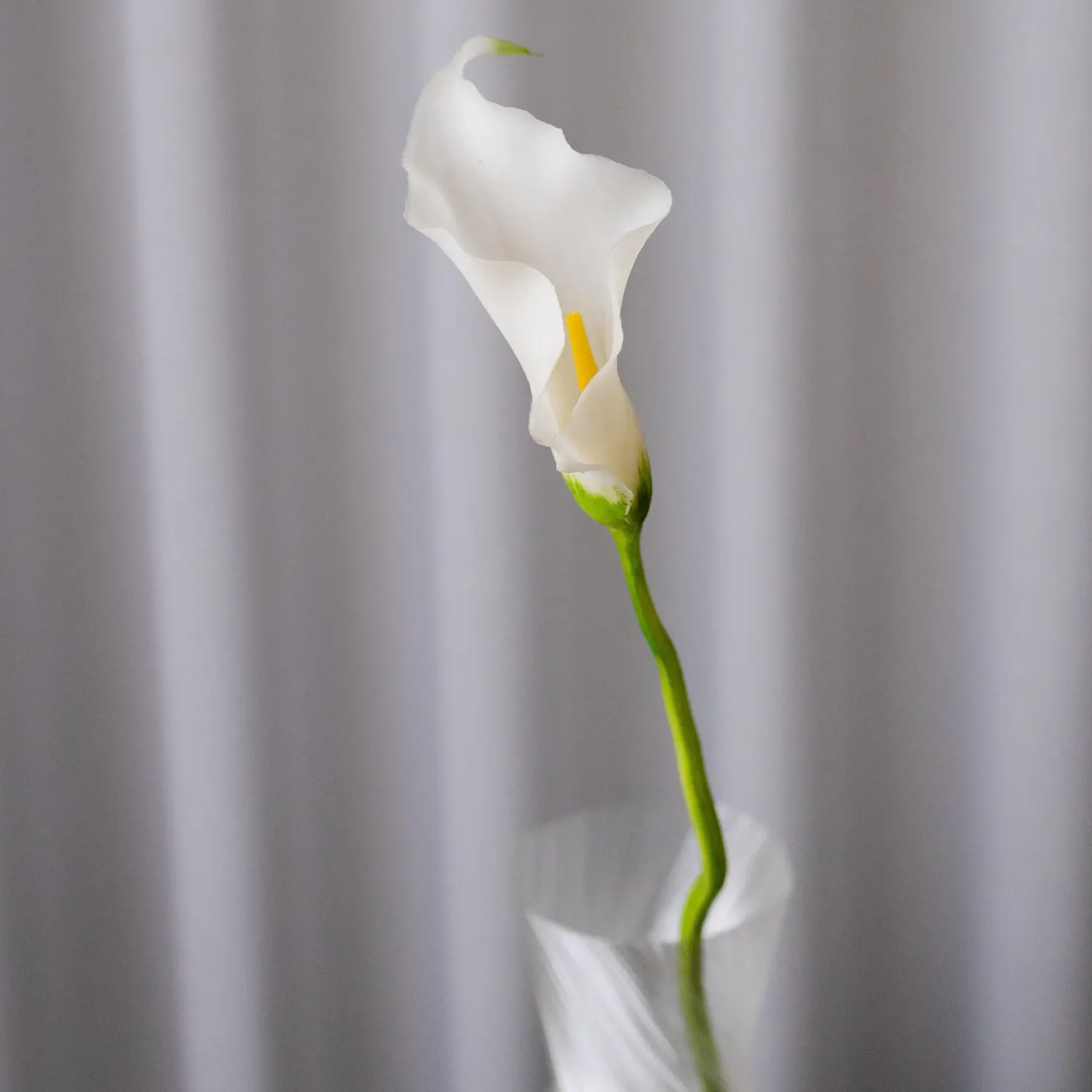 BLOOM OBJECTS - Calla-Lilie Kunstblume weiß
