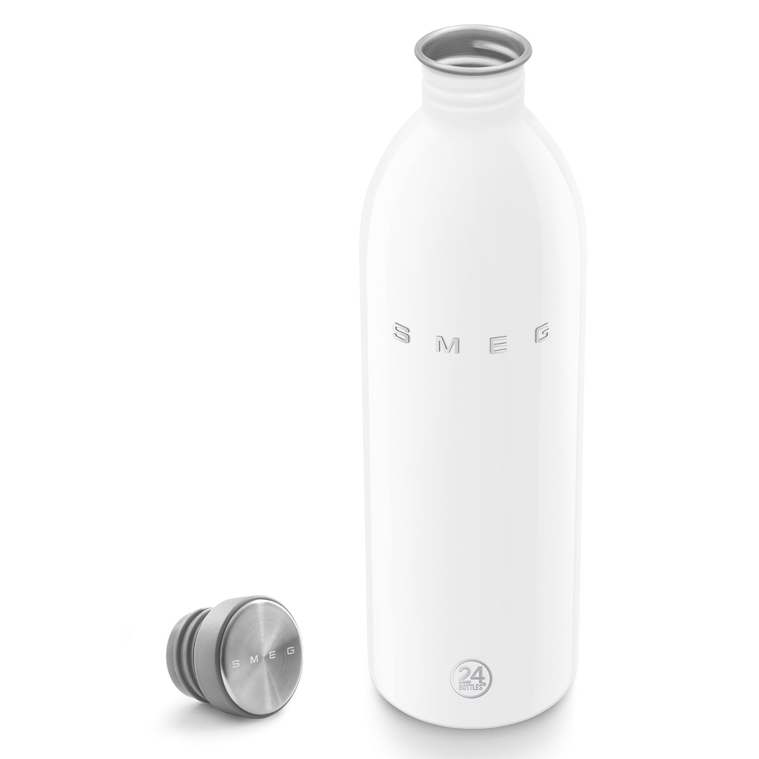 SMEG - Urban Bottle Edelstahlflasche weiß
