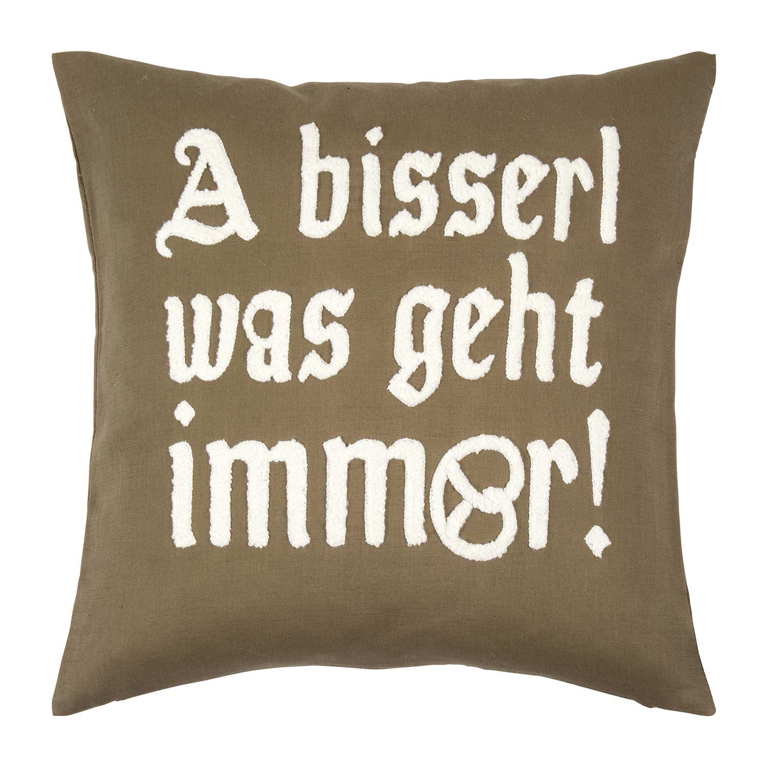 pad bavarian kissenhuelle 40 x 40 stone rueckseite 96067