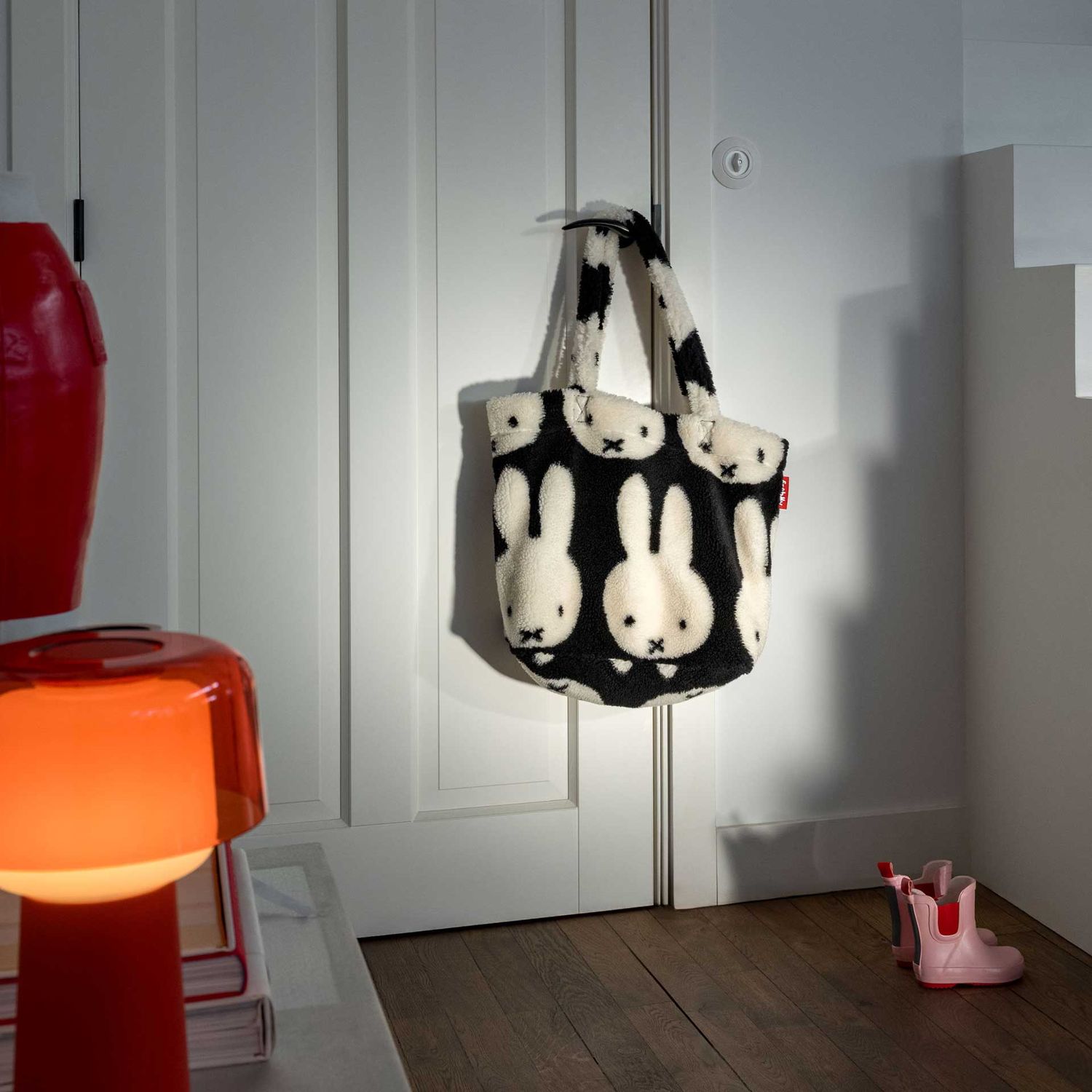 Fatboy - Totebag Teddy x Miffy black/white Tasche