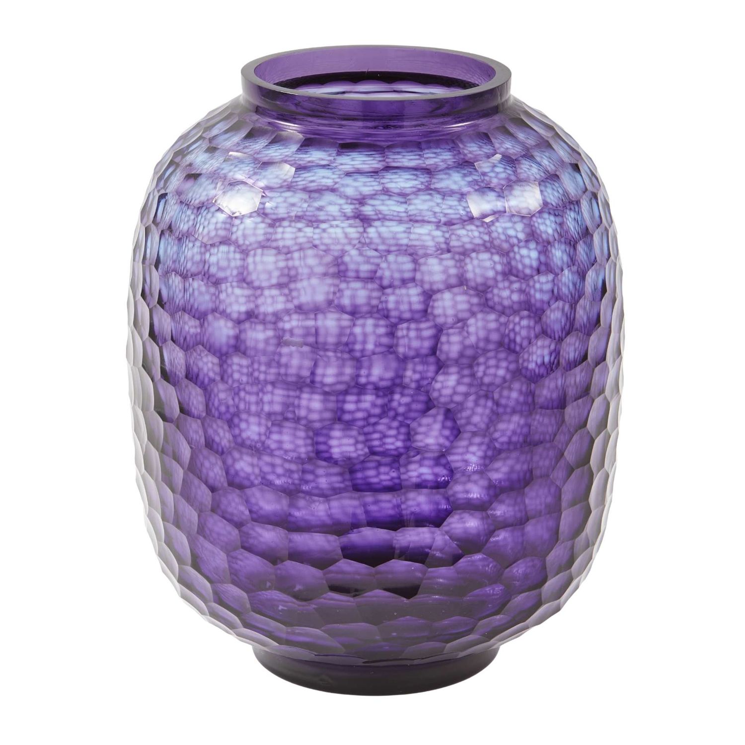 Pols Potten - Honeycomb Vase M dunkellila
