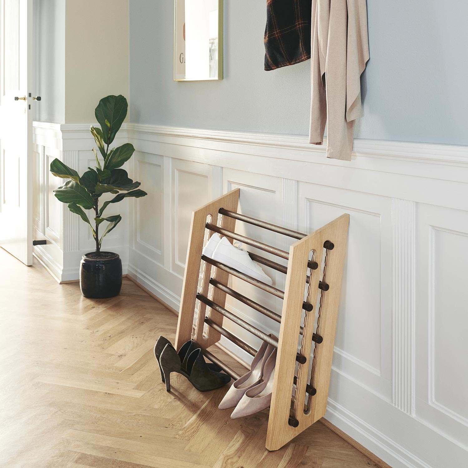 schuhregal we do wood moonstand 85682