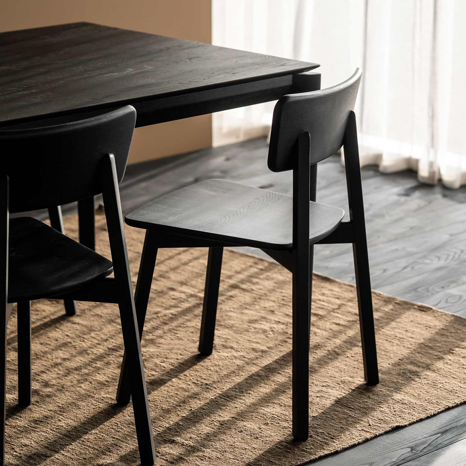 ethnicraft casale stuhl eiche schwarz esszimmertisch 88239