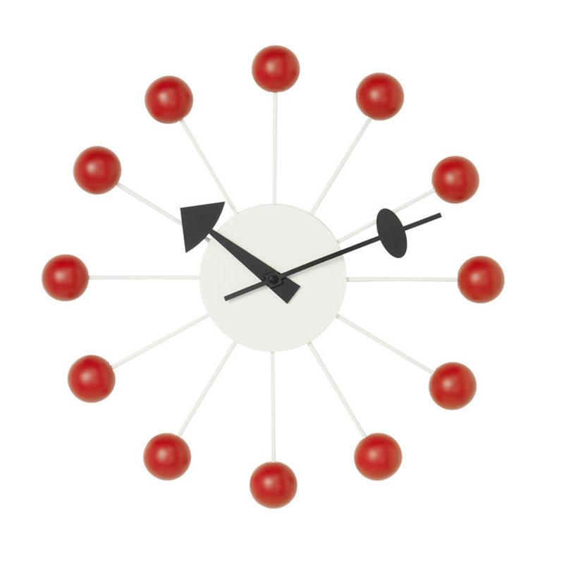 vitra ball clock rot 90451