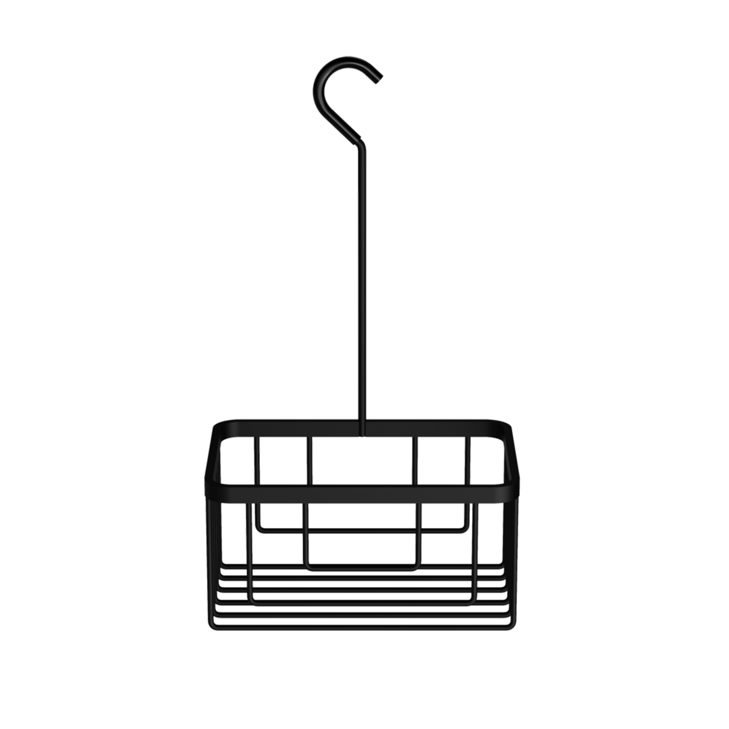 decor walther dw226 buegelduschkorb schwarz matt 68867