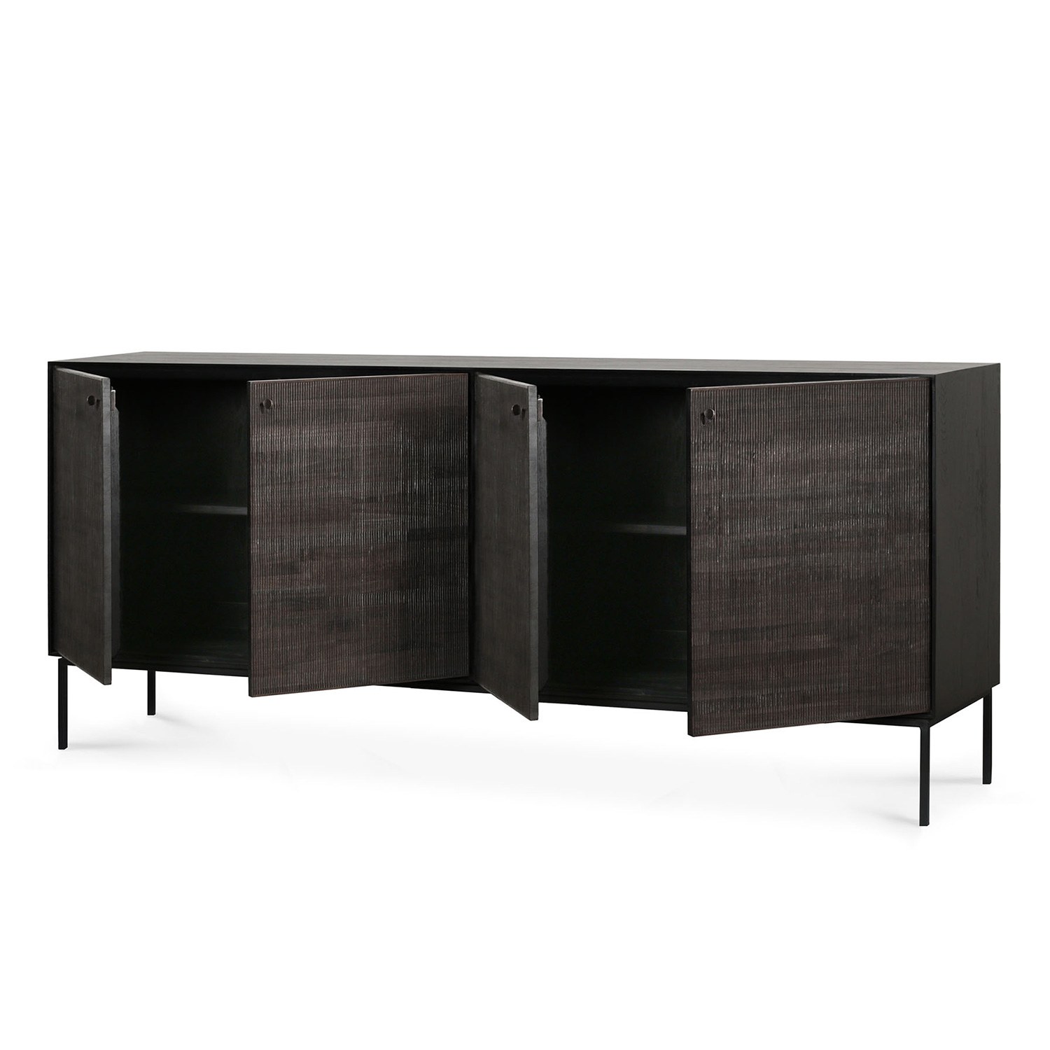 ethnicraft grooves anrichte 12253 offen 91887