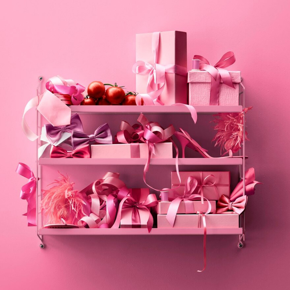 pocket metal fuchsia string furniture 99624