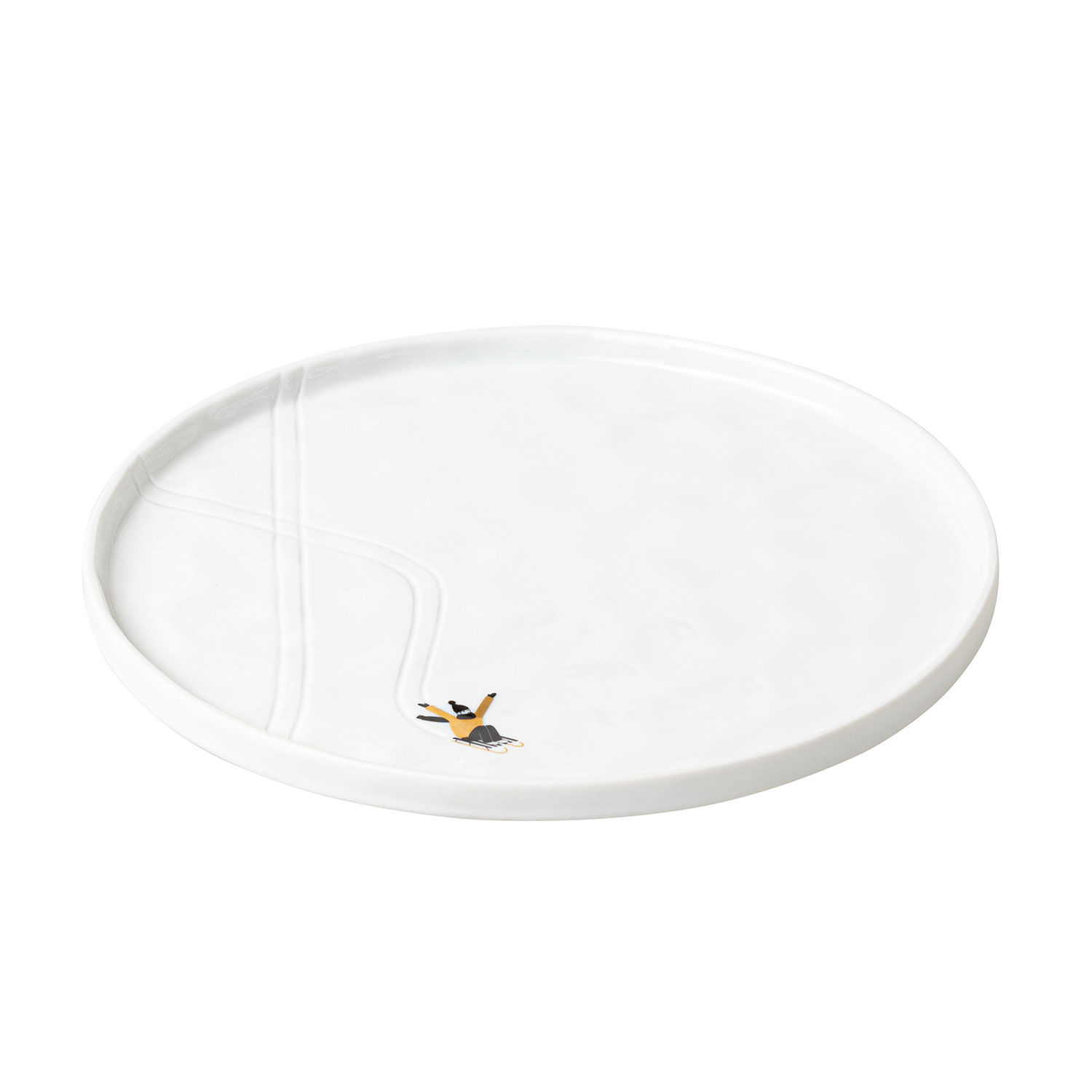 Rader Design Schneetag Grosser Teller Goldkufen 106341