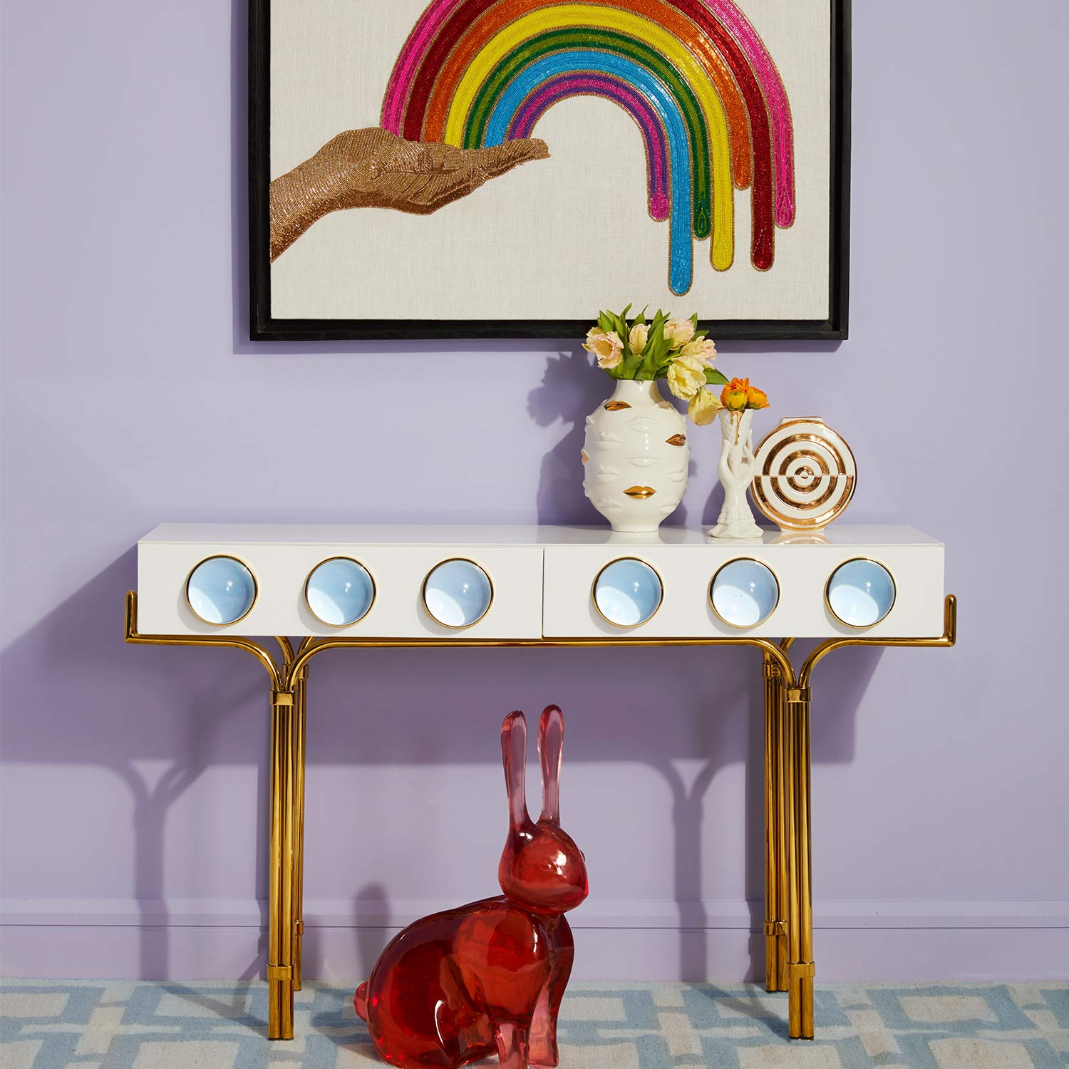 jonathan adler vase gilded muse gala round 61844