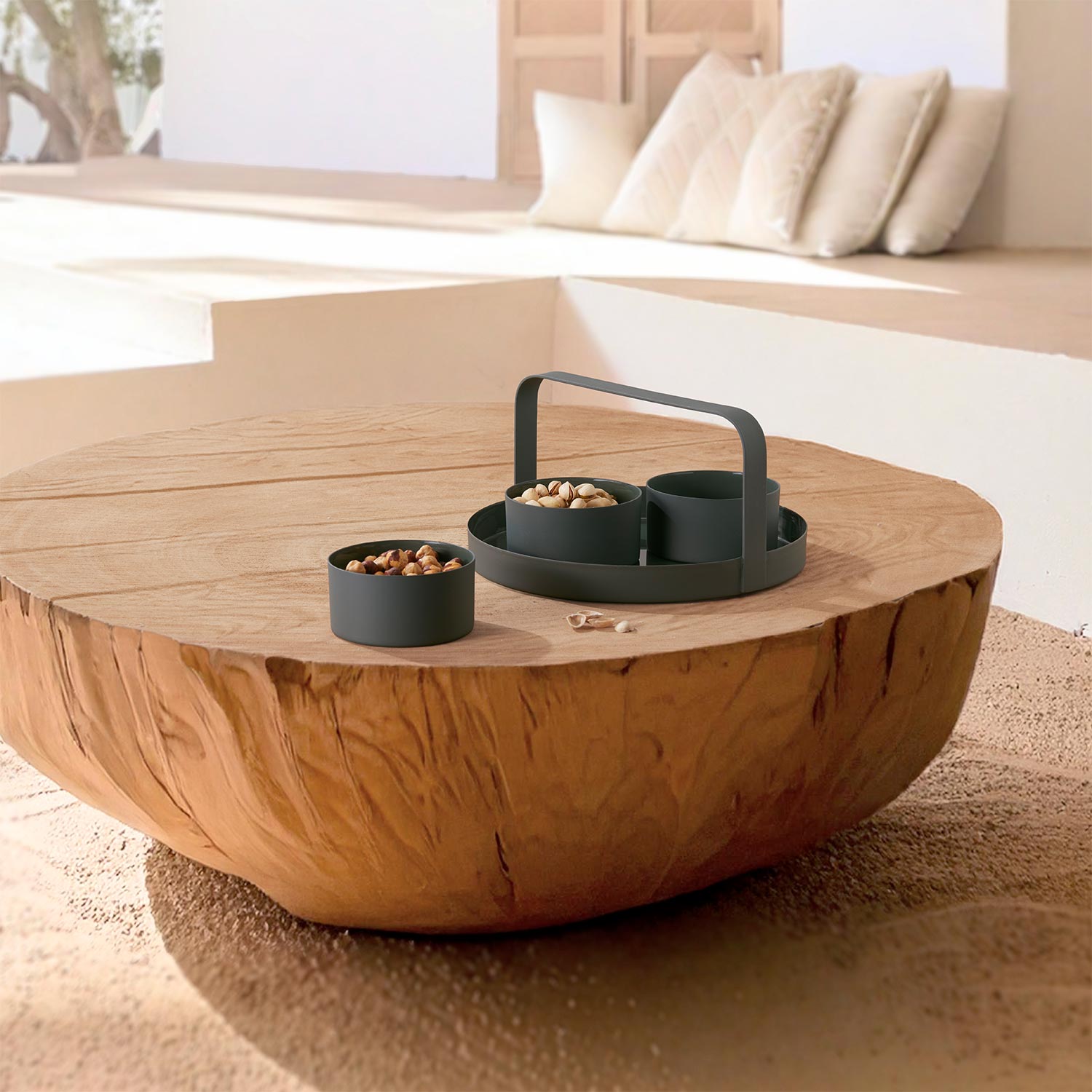 Philippi - Clara Snack-Tablett mit 3 Schälchen