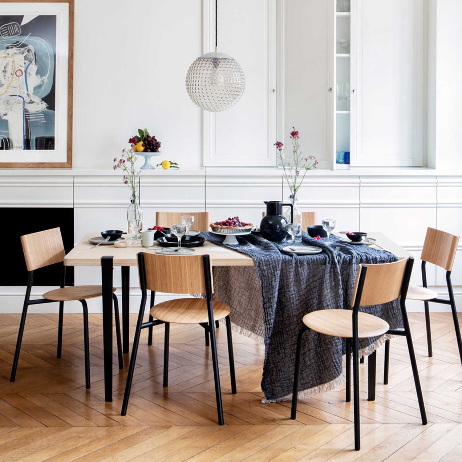 Tiptoe - SSD Stuhl öko-zertifiziert graphitschwarz/Eiche