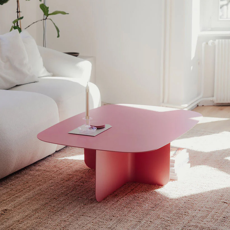 Metallbude - Livia Couchtisch mango lassi