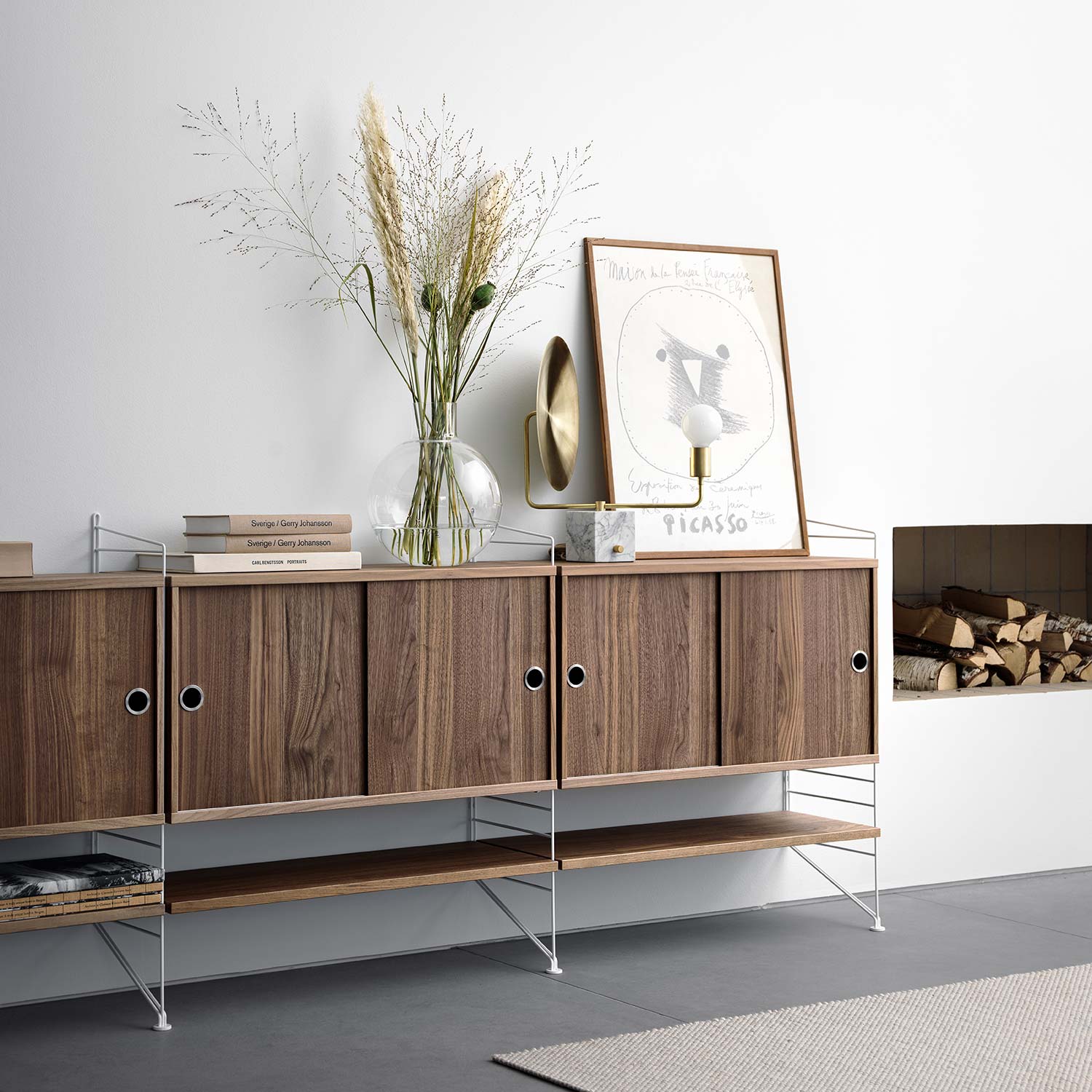 string regal living sideboard 70282