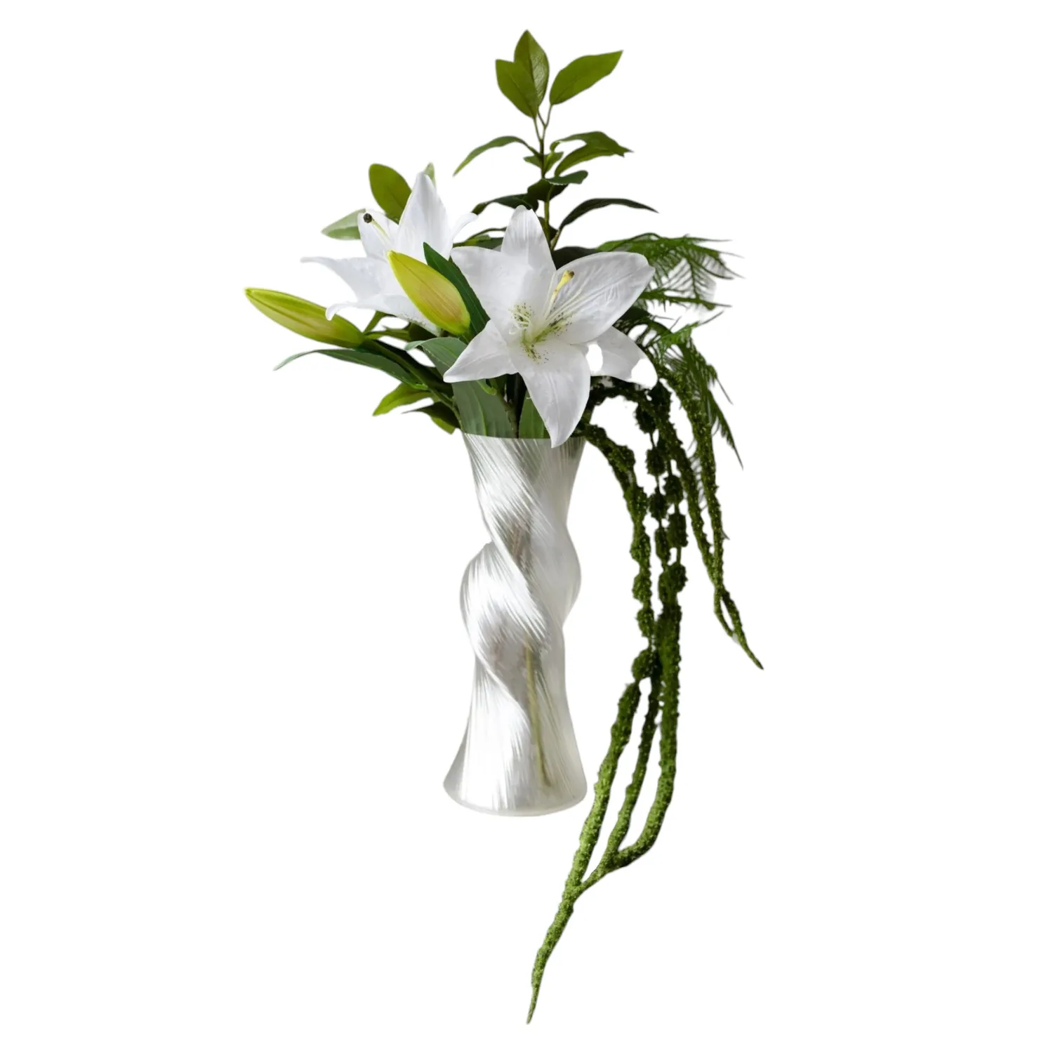 BLOOM OBJECTS - White Lily Kunstblumenstrauß