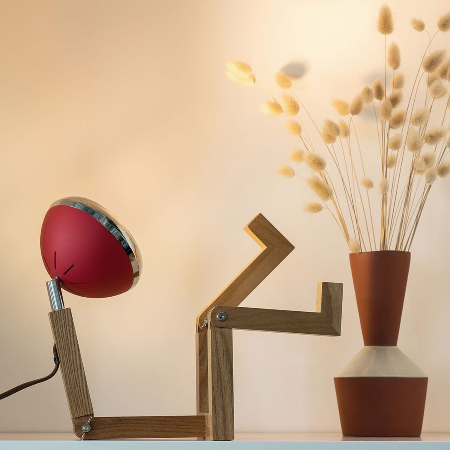 mrwattson leuchte led holzleuchte 82633