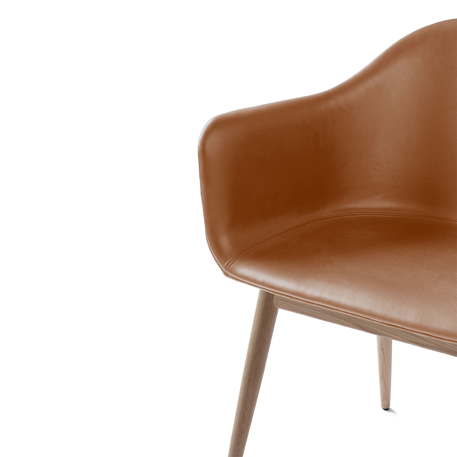 Audo - Harbour Essstuhl Holz/gepolstert Natural Oak/Dakar