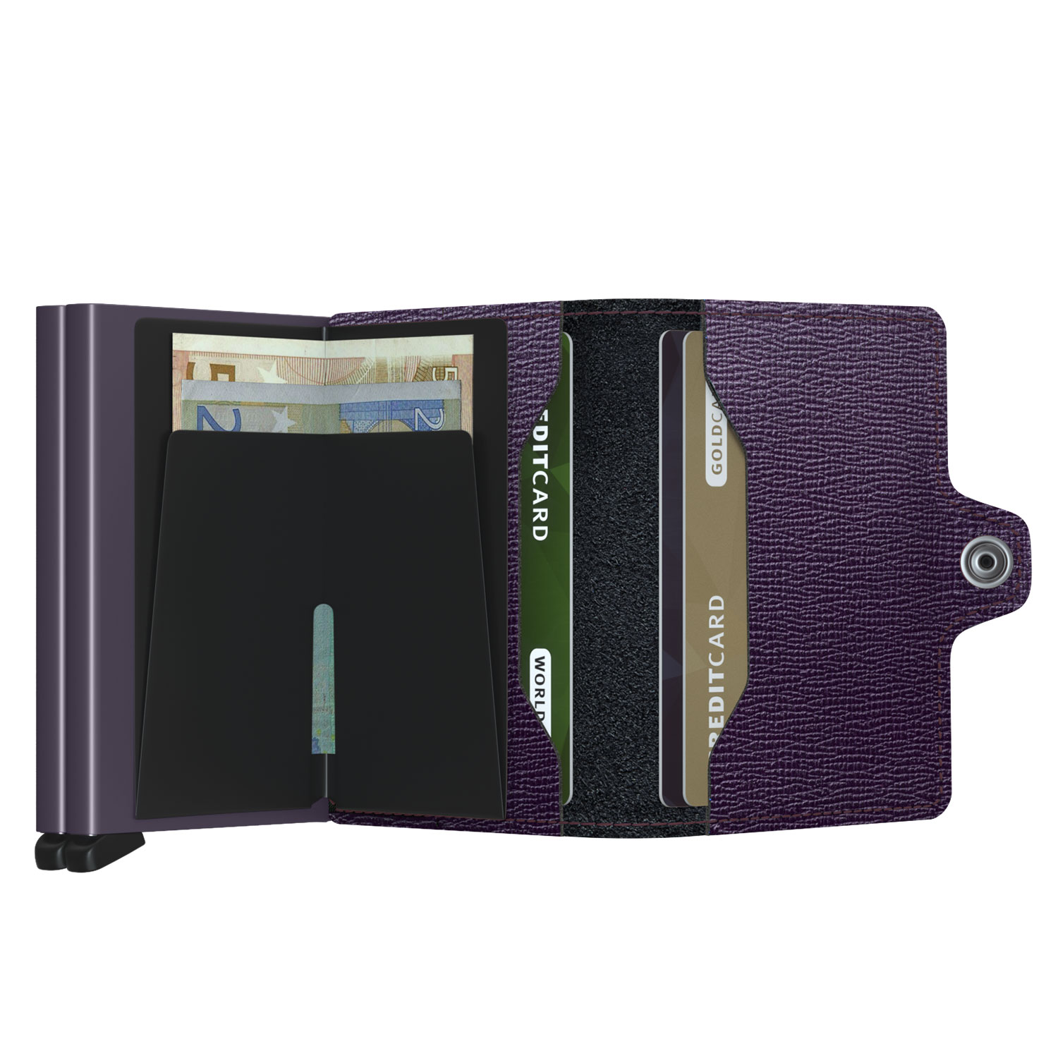 secrid twinwallet crisple lila offen 83680