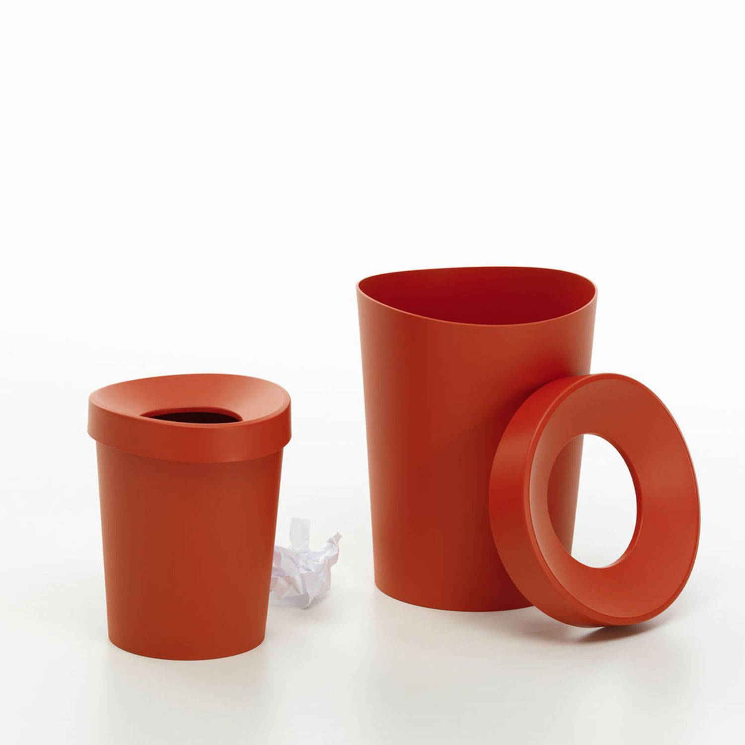 Vitra - Happy Bin RE Papierkorb small poppy red