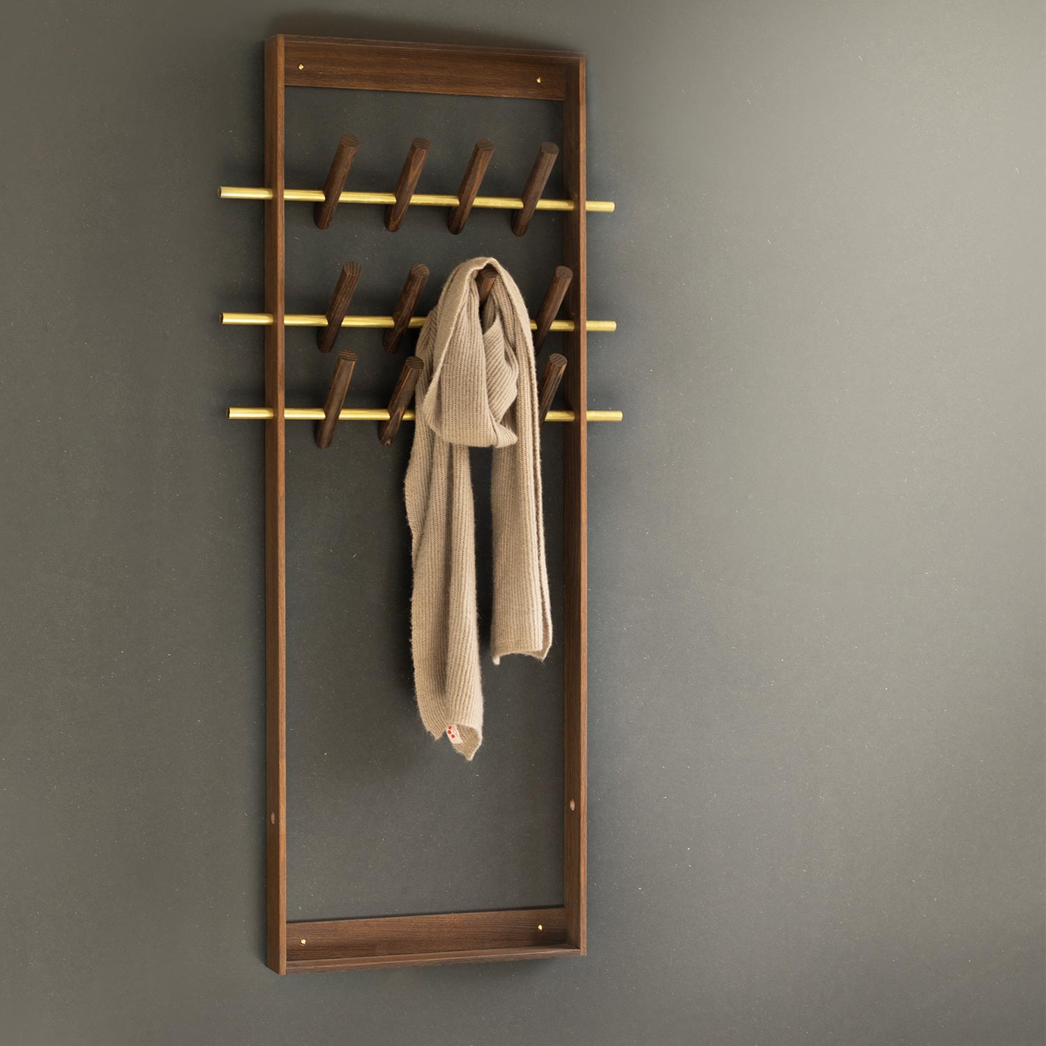 we do wood coat frame oak messing 61930