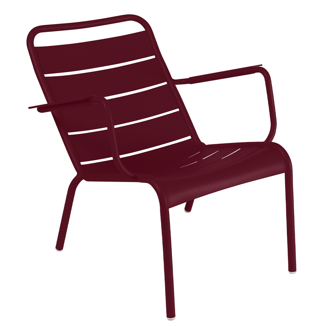 fermob luxembourg tiefer sessel schwarzkirsche 88453