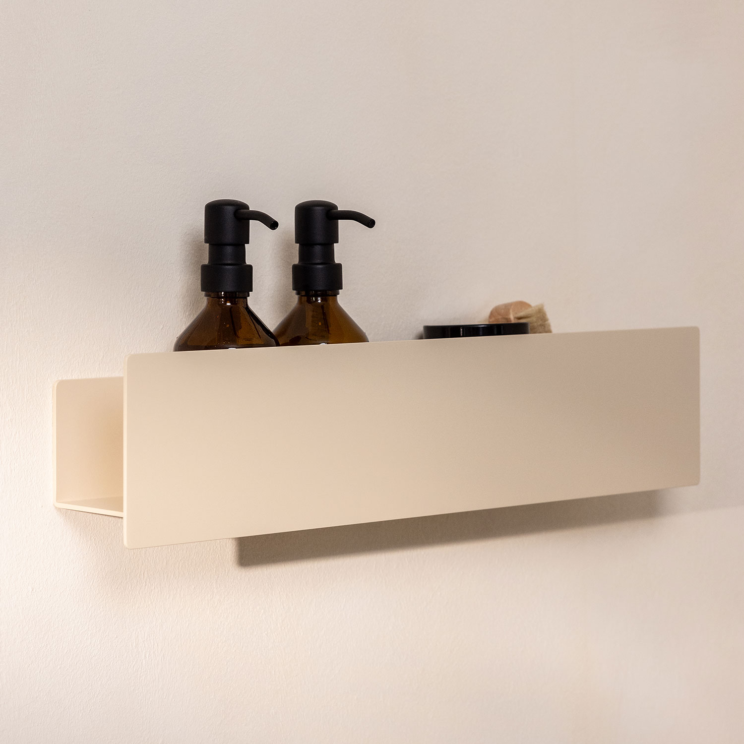 Metallbude - Shea Duschablage schwarz klein