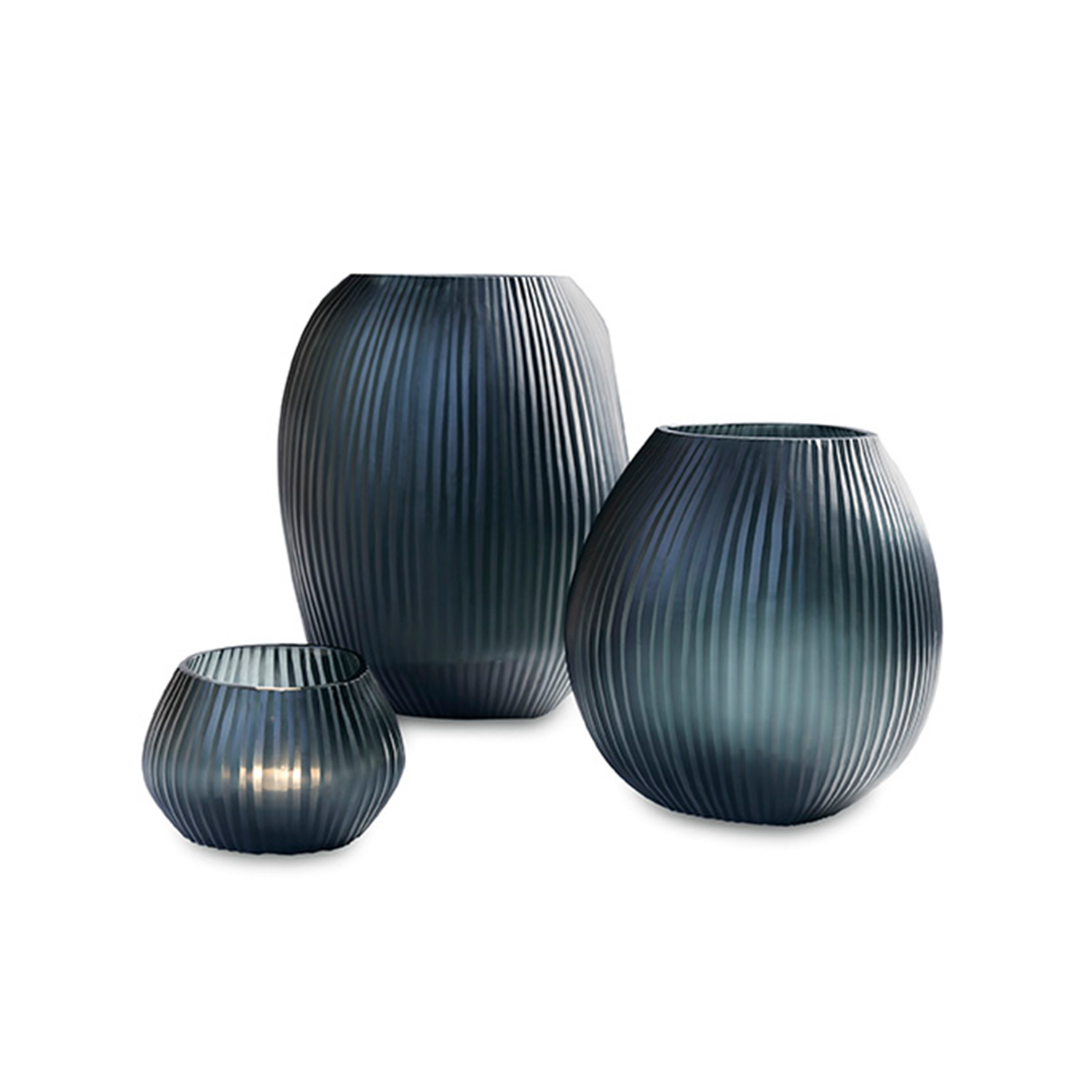 guaxs nagaa blumenvase dark indigo 73594