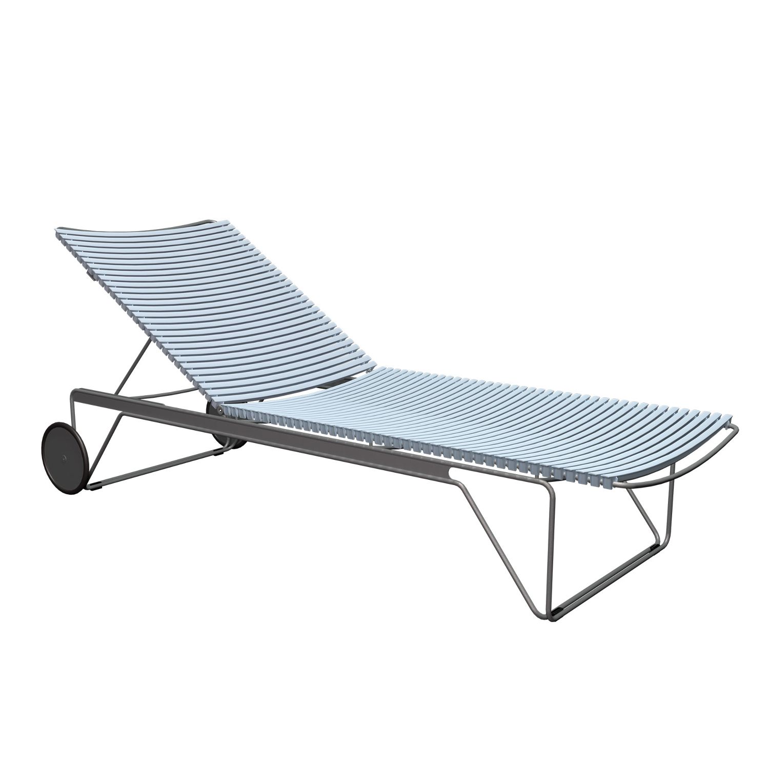 HOUE - Click Gartenliege verstellbar dusty hellblau