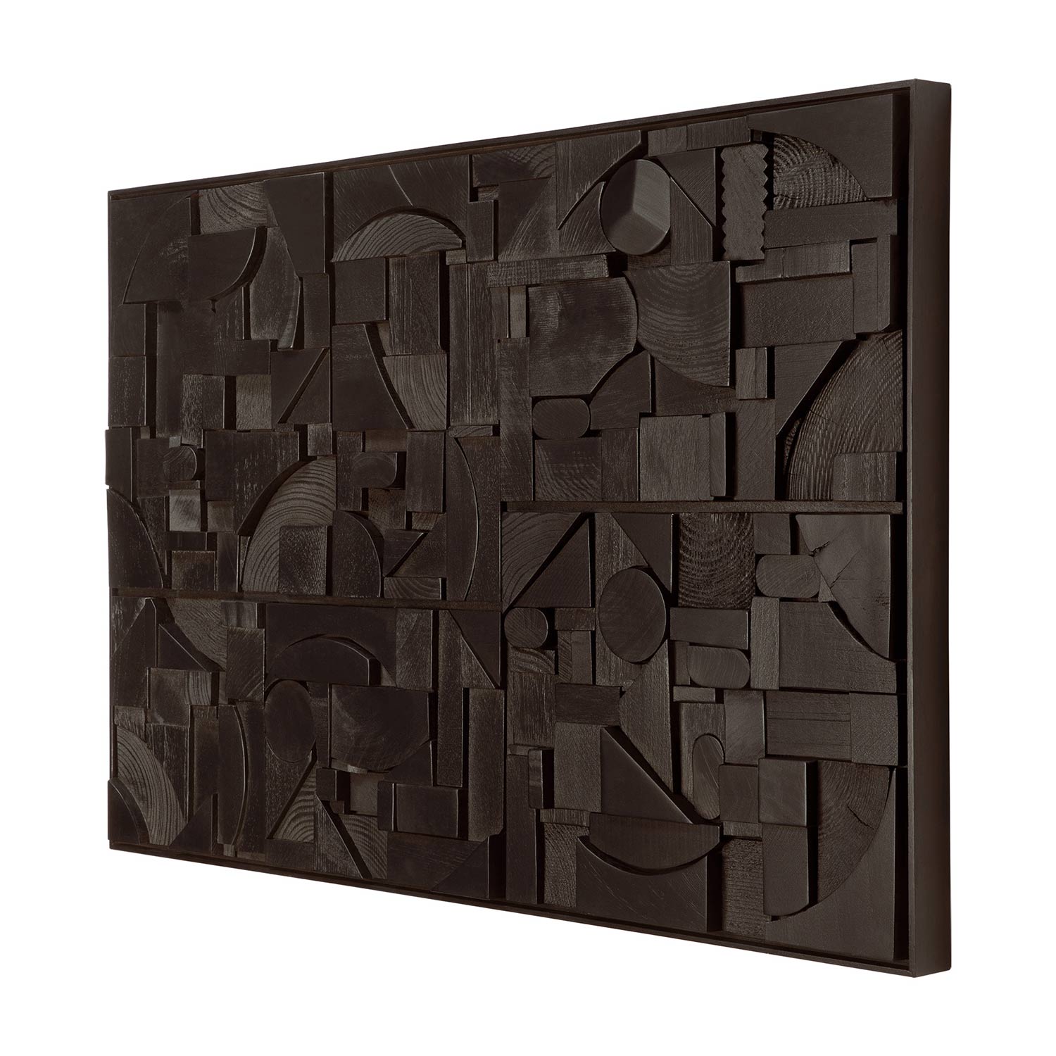 ethnicraft bricks wanddekoration schwarz mittel rechteckig seitlich 92266