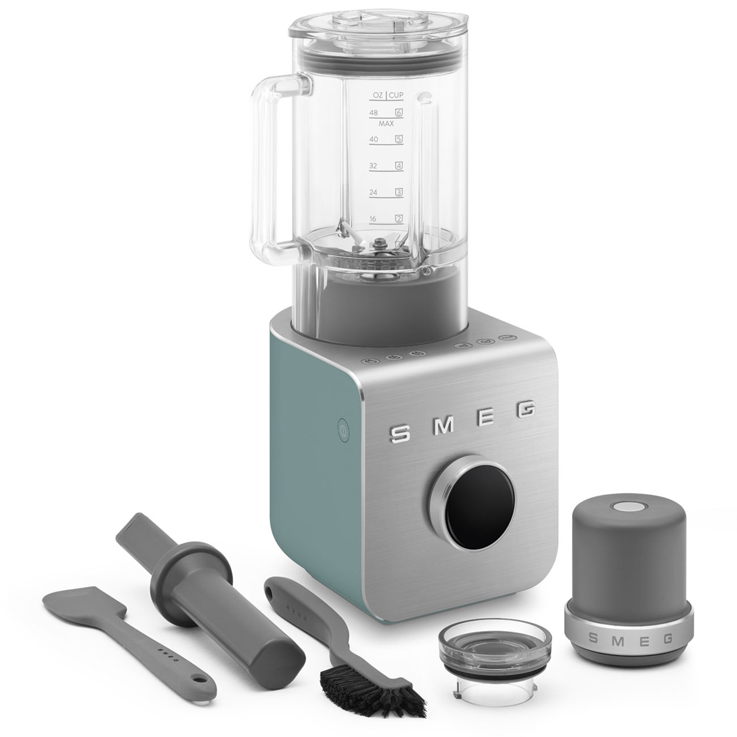 smeg high performance standmixer blc02 emerald gruen zubehoer 95393