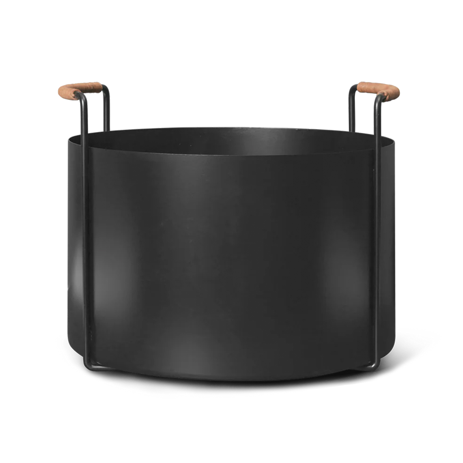 ferm LIVING Port Feuerholzkessel Firewood Bucket Schwarz 1104270160 104672