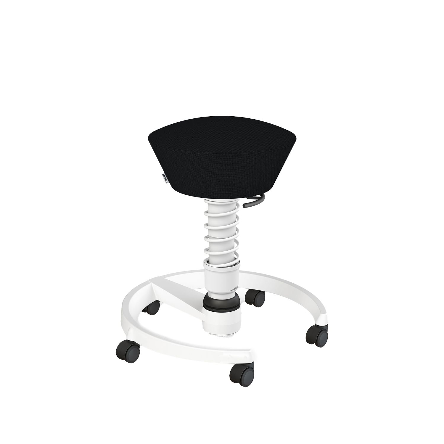 Aeris - Swopper mit Rollen, weiß, Cura schwarz