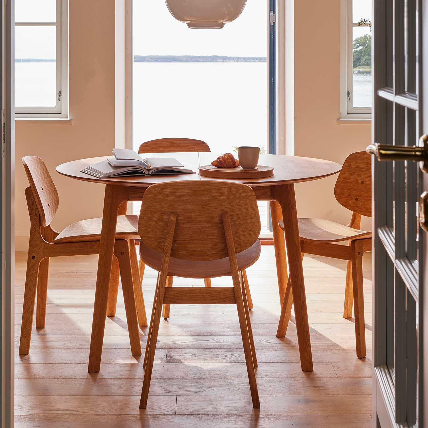 Ro Collection - Pandora Stuhl oak schwarz lackiert