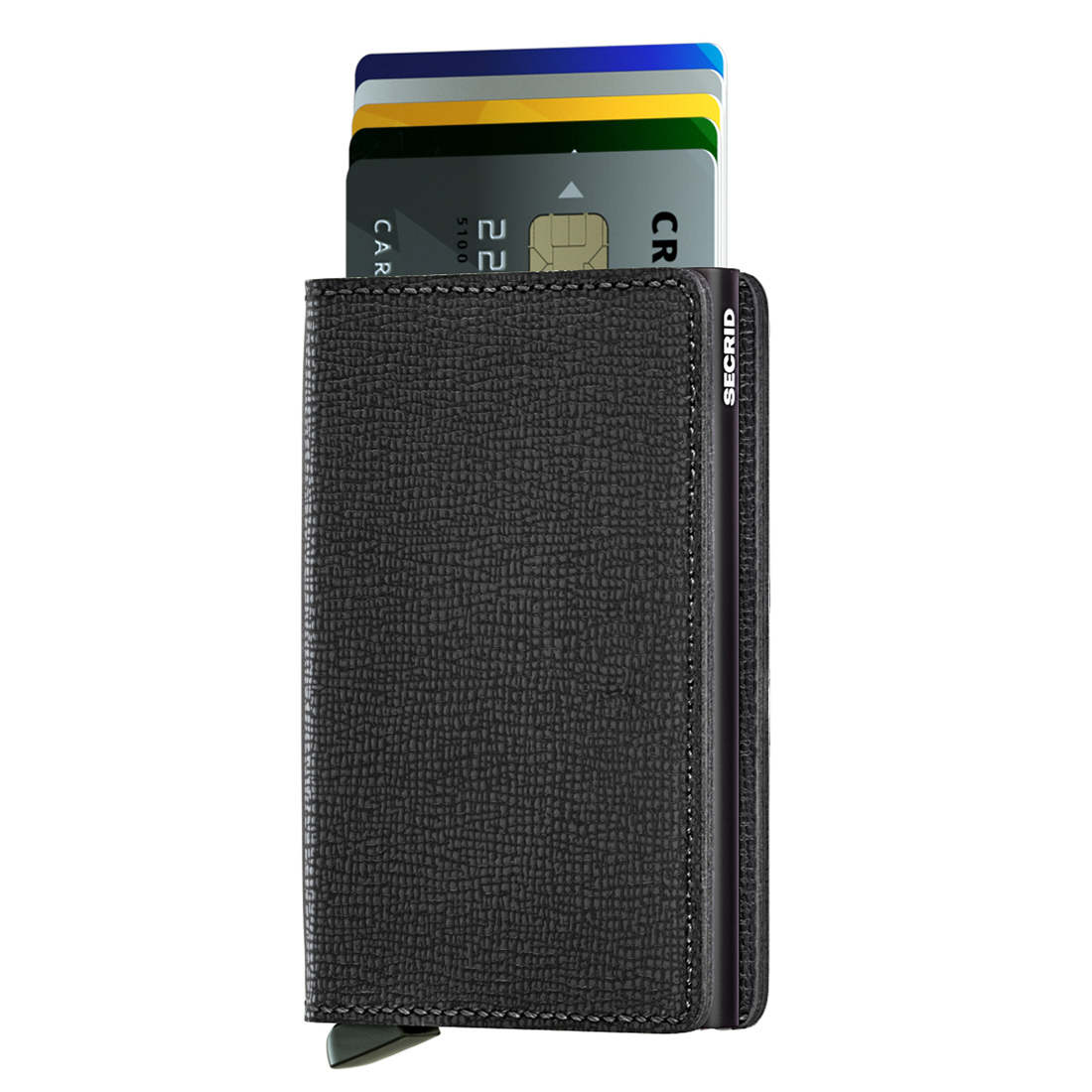 secrid slimwallet crisple schwarz mit karten 53489