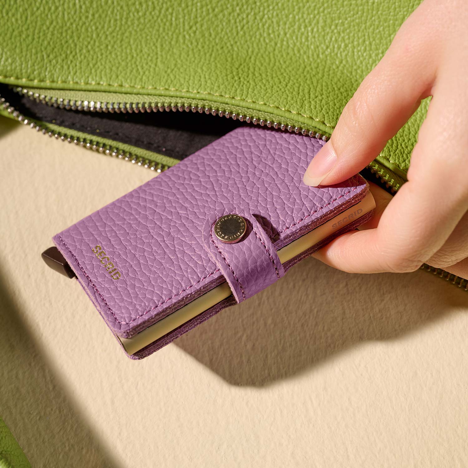 secrid miniwallet Pebble orchid Sand geldboerse 104725